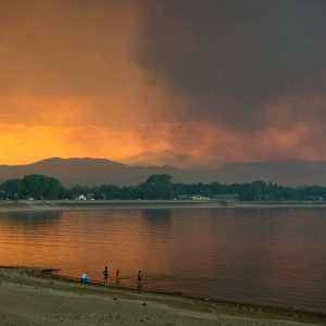 Troublesome Fire at Horsetooth Reservoir